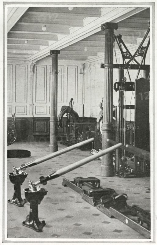 Le gymnase du Titanic