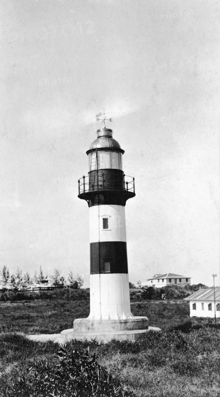 Lighthouse at Ras Serani. A lighthouse located at Ras Serani. Mombasa, British East Africa (Kenya), circa 1912. Mombasa, Coast, Kenya, Eastern Africa, Africa.