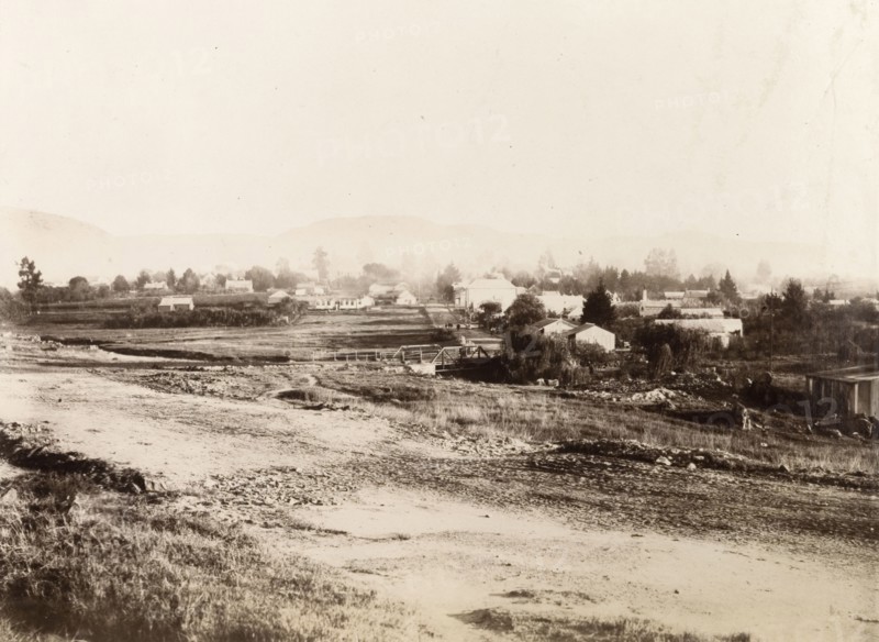 Outskirts of Heidelberg. View of the outskirts of Heidelberg. Heidelberg, Eastern Transvaal (Mpumalanga), South Africa, circa 1905. Heidelberg, Mpumalanga, South Africa, Southern Africa, Africa.