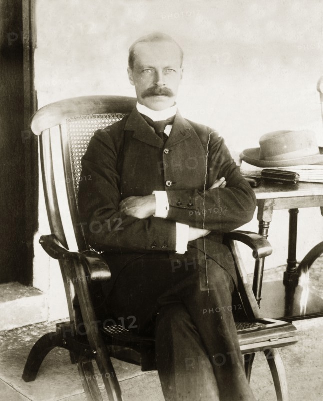Captain Arthur Lawley, circa 1898. Portrait of Captain Arthur Lawley (1860-1932), a British colonial officer who served as Administrator of Matabeleland between 1898 and 1901, and as Acting Administrator of Mashonaland between 1899 and 1901. Rhodesia (Zimbabwe), circa 1898. Zimbabwe, Southern Africa, Africa.