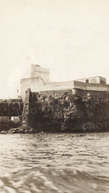 Tower of Homage, Santo Domingo. The Tower of Homage, built during the early 16th century and later used as a prison by General Trujillo Molina, a dictator of the Dominican Republic from 1930 until 1961. Santo Domingo, Dominican Republic, circa 1913. Santo Domingo, Santo Domingo, Dominican Republic, Caribbean, North America .