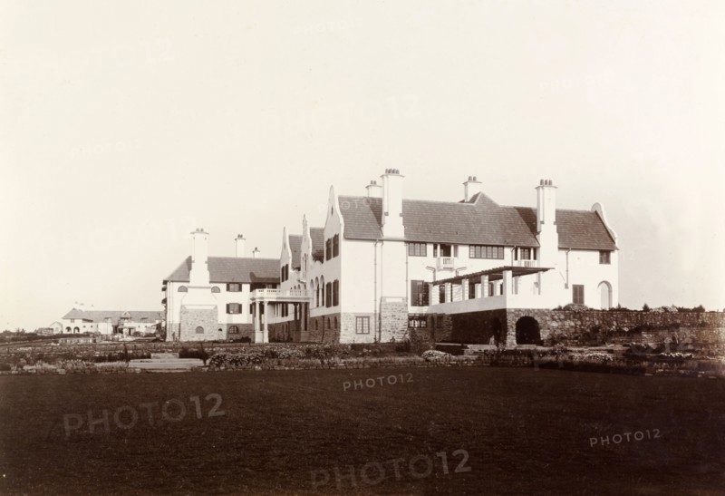 Government House in Pretoria. Exterior view of Pretoria's Government House, designed by architect Herbert Baker and built between 1902 and 1906. Pretoria, South Africa, circa 1905. Pretoria, Gauteng, South Africa, Southern Africa, Africa.