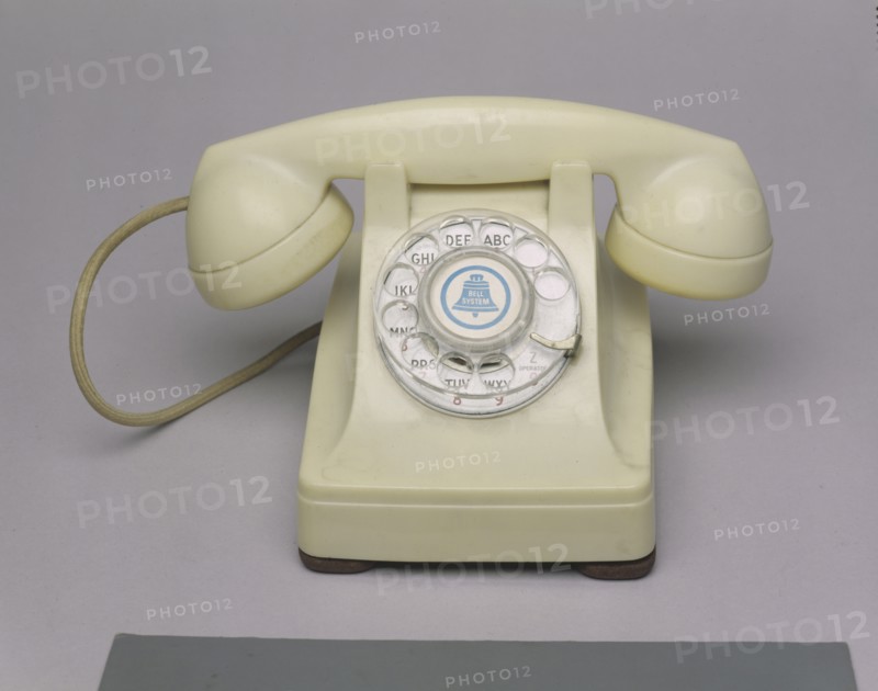 Rotary telephone 1937. Created by Western Electric Co.