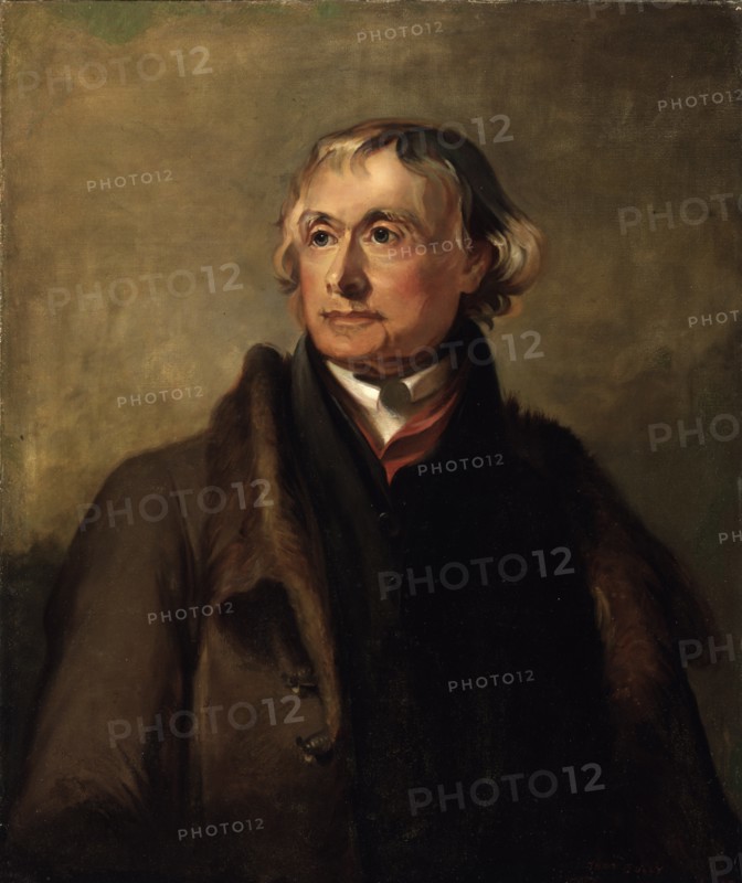 Portrait of Thomas Jefferson, 19th Century.  Created by Moore, Henry, 1831-1895; Sully, Thomas, 1783-1872
