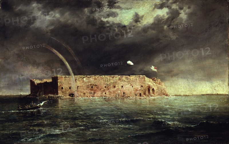 View of Ft. Sumter, South Carolina, 1863.  Created by Chapman, Conrad Wise, 1842-1910