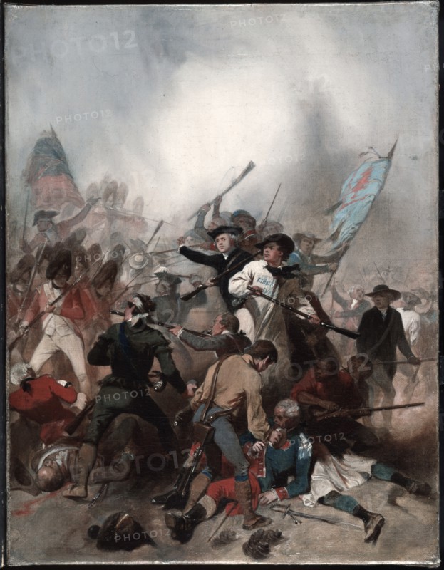 Battle of Bunker Hill, 1775.  Created by Chappel, Alonzo, 1828-1887