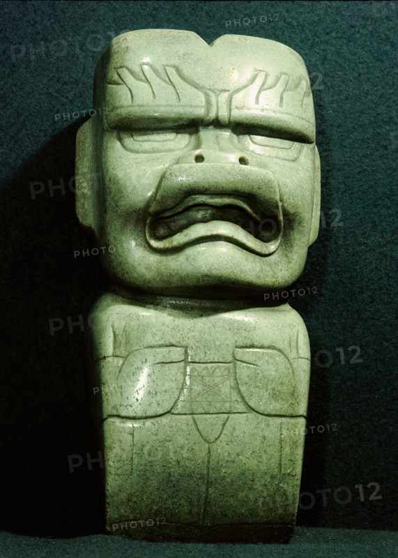 Ceremonial adze in the form of a jaguar spirit
