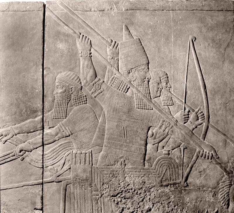 Stone relief from the Palace of Ashurbanipal