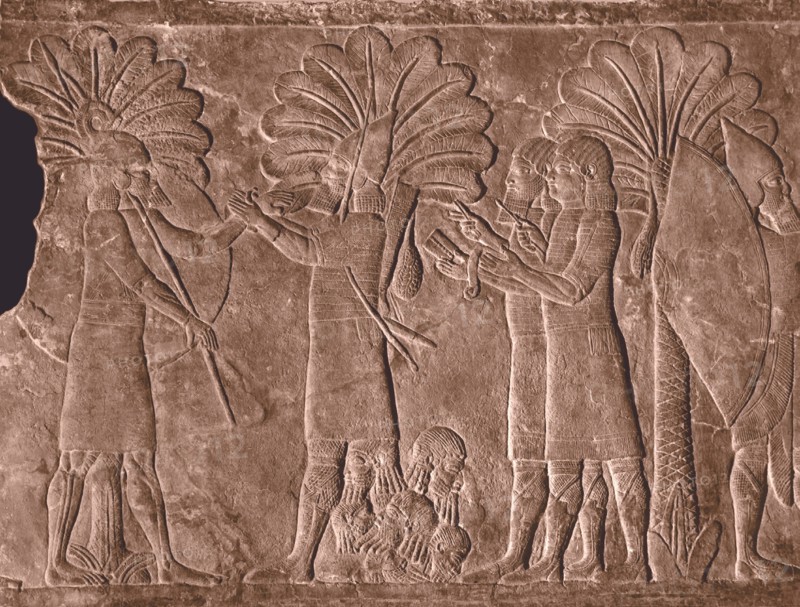 Stone relief from the Palace of Sennacherib