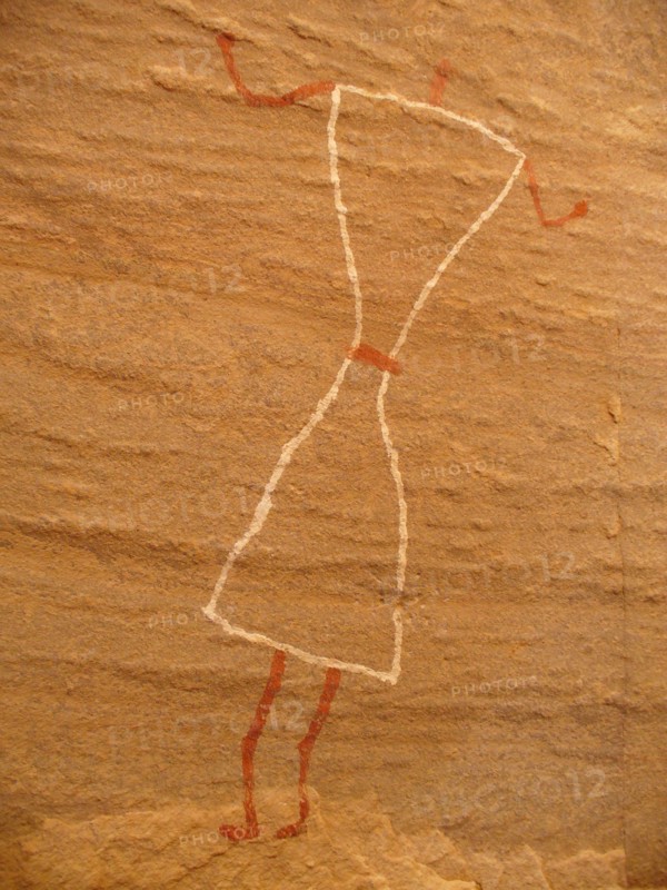 Rock painting from the Horse Phase
