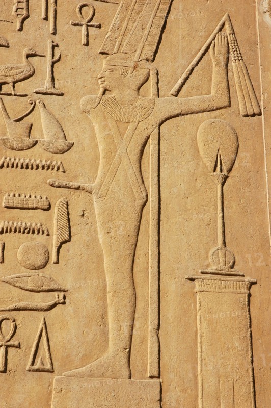 Relief from the White Chapel of Sesostris I