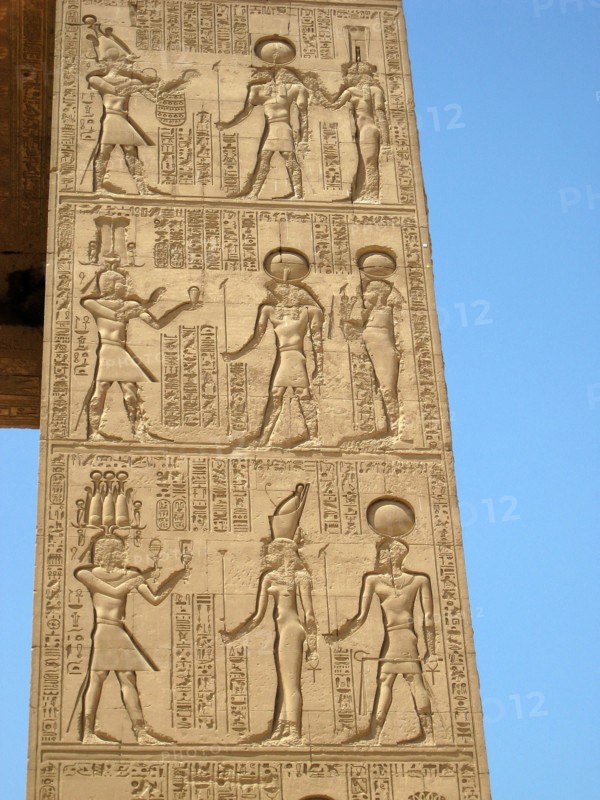 The 10th Pylon which served as the southern entrance to the Precinct of Amun