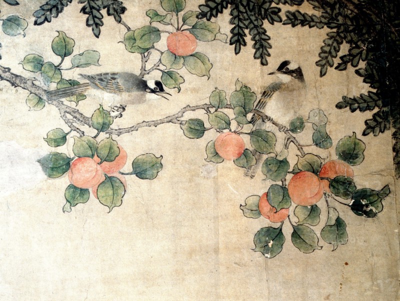 Painting recording the gift of lion made by an African Swahili merchant to the Ming court in China