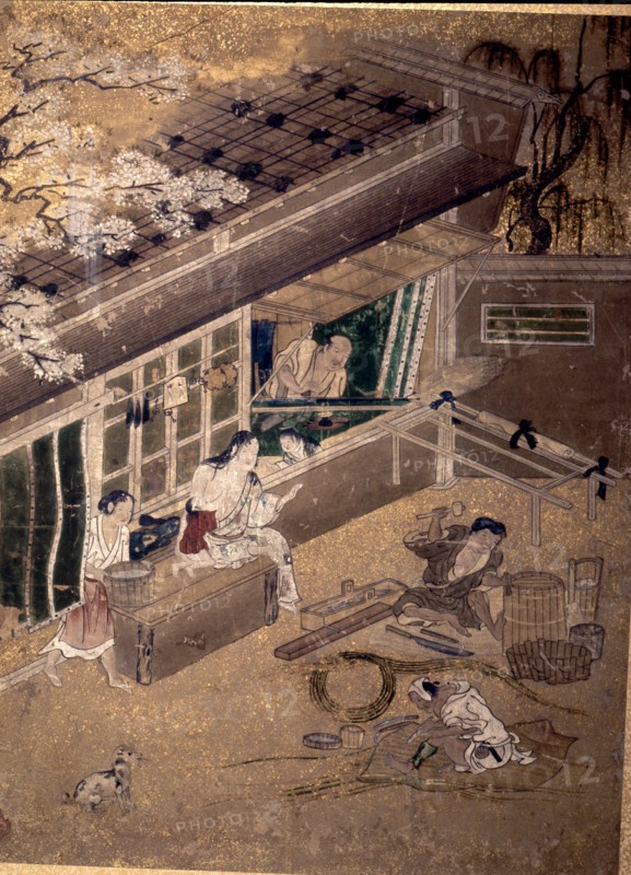 Artisans screen (detail)