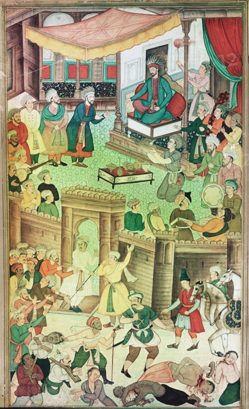 A 16th century illustration of a 14th century Persian story The History of the Mongols