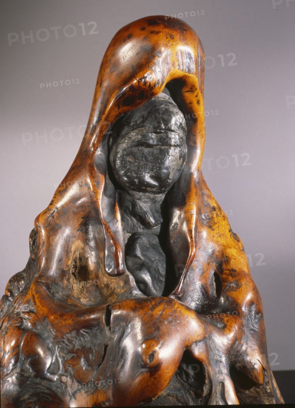 A decorative ornament okimono of Kannon, a type of Bodhisattva