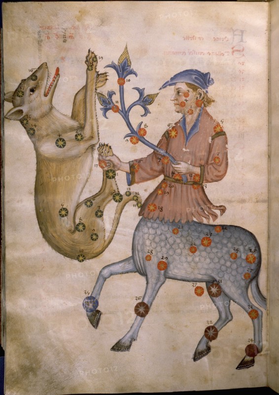 Illustration from a copy of Al Sufis The Book of Fixed Stars