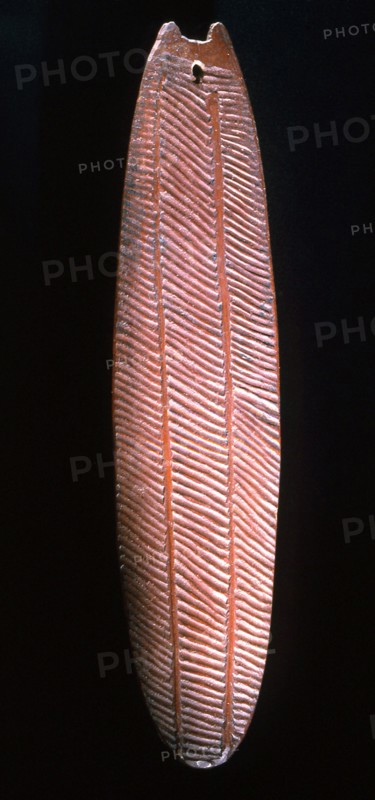 An incised wood sacred board from Western Australia