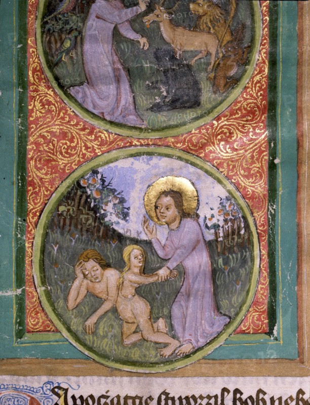 A vignette from the Olomouc Bible