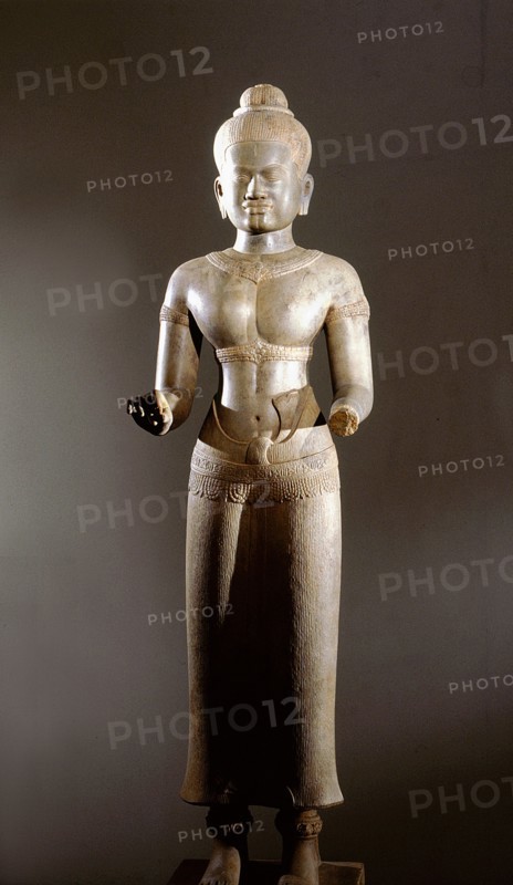 Statue of a goddess, possibly Lakshmi