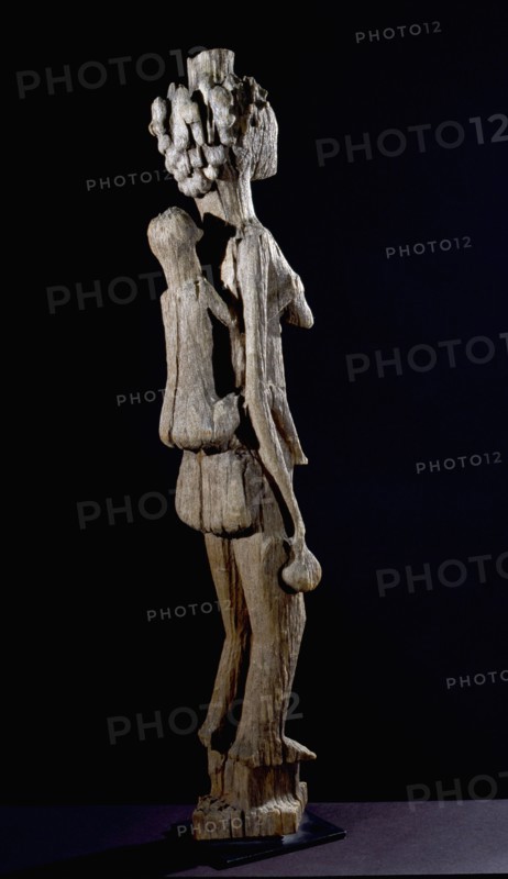 A maternity figure in the Sakalava style possibly a house post