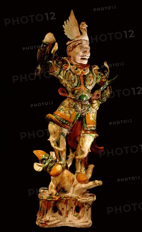 A tomb guardian or lokopala, protector of the dead