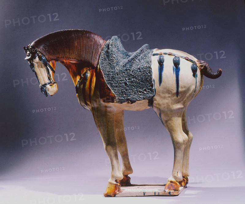 Tomb figure of a Ferghana horse