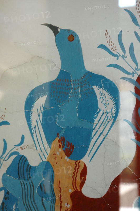 The Blue Bird fresco from the House of the Frescoes