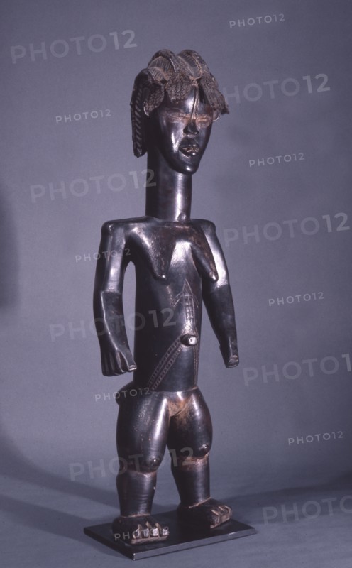 Regarded as an idealised portrait of a favoured wife or daughter these figures were prestige objects commissioned by wealthy men