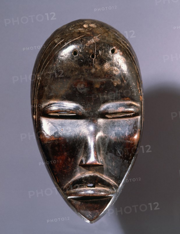 Mask of a type called Tankagle, which probably depicts a handsome young man