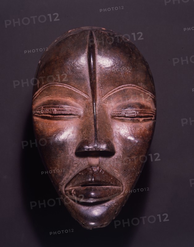 Mask of a type called Tankagle, which probably depicts a handsome young man