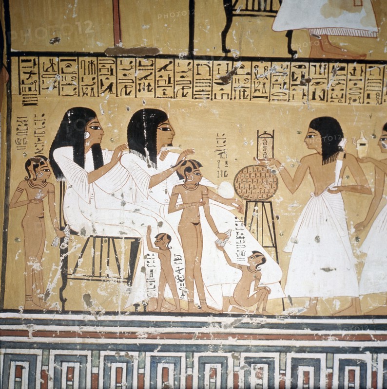 Painting from the tomb of Inherkha