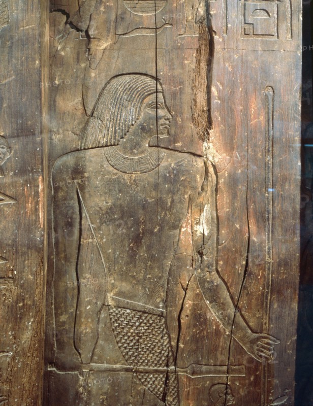 Detail of the relief on the stela (false door) from the tomb of Ika