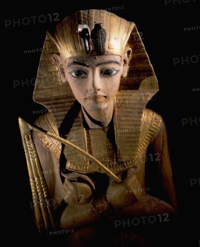 One of the many shabti from the tomb of Tutankhamun
