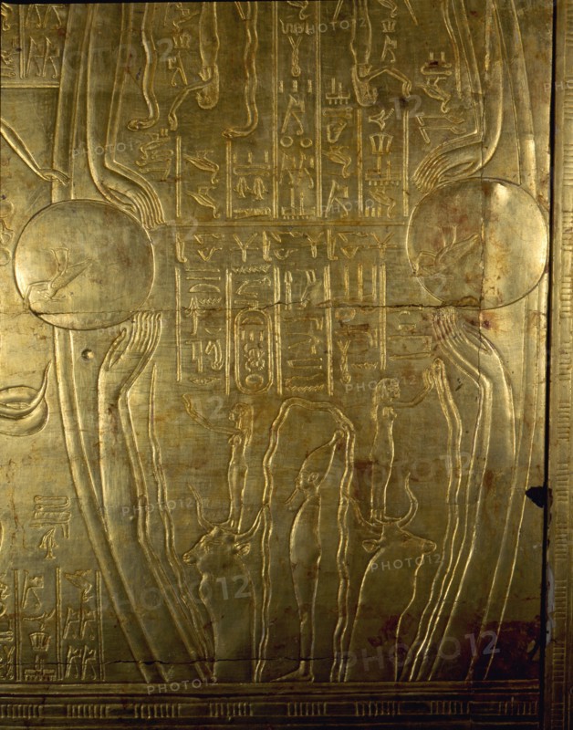 Details from Tutankhamuns shrine in the form of the second sactuary of the South (Per Wer)