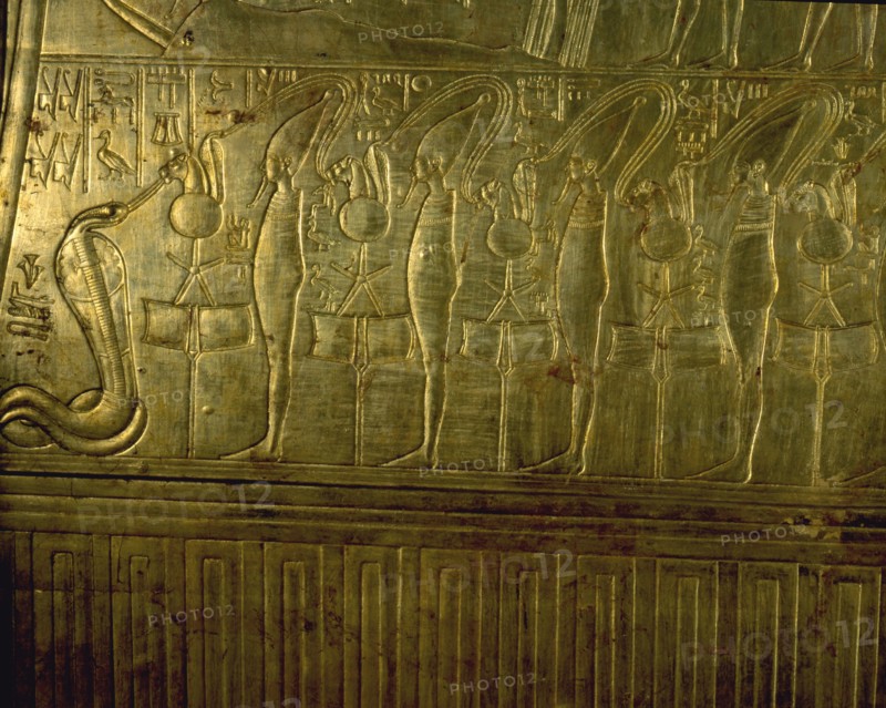Details from Tutankhamuns shrine in the form of the second sactuary of the South (Per Wer)