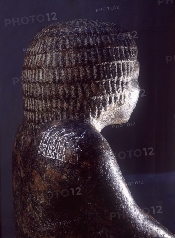 A statue of the priest, Hetepdief, kneeling