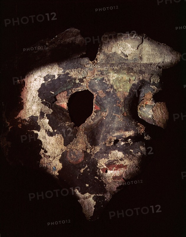 Unique mask with leonine face