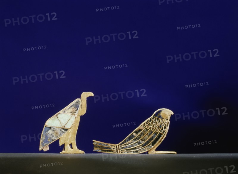 Bird amulets from the tomb of Hornakht, son of Osorkon II