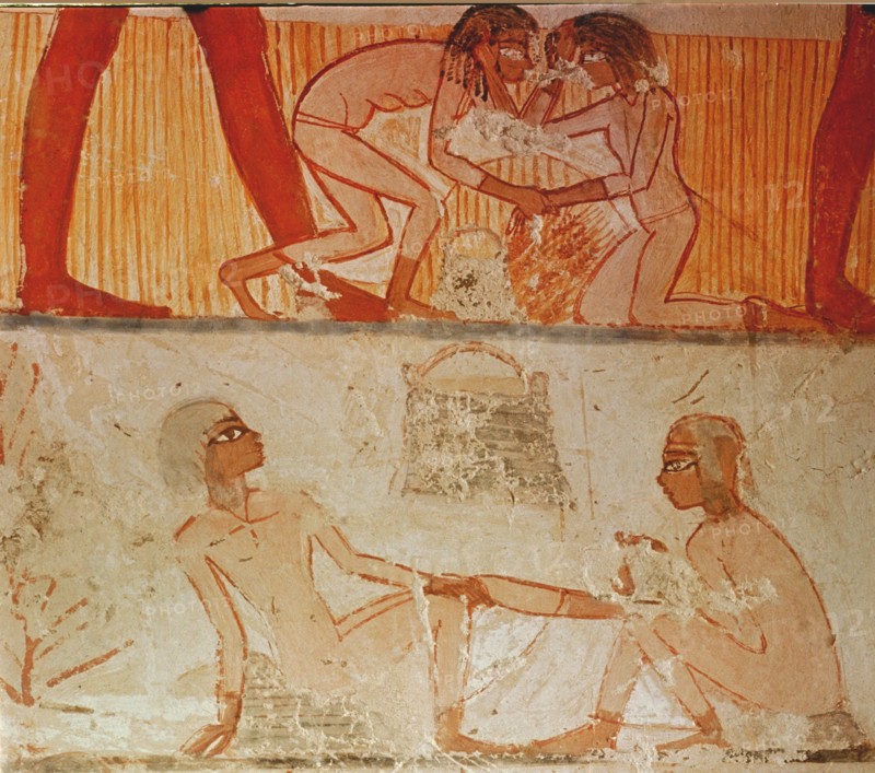 Painting from the tomb of Scribe Menna