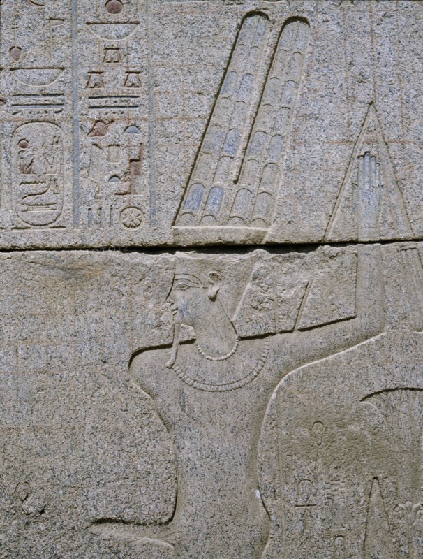 Relief from the barque shrine of Phillip Arrhidaios at Karnak