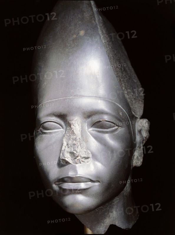 A statue of unknown provenance thought to depict Amenemhat III