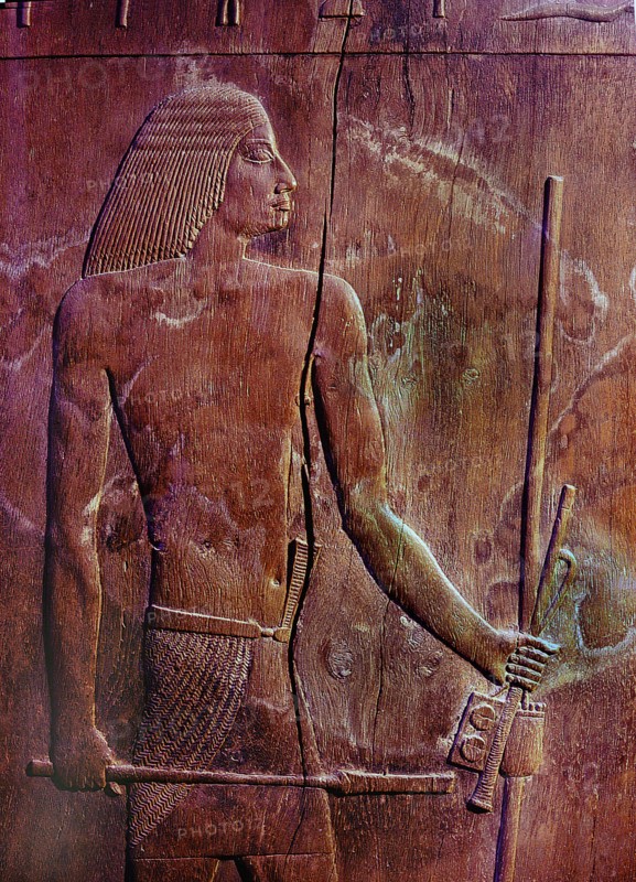 One of six panels from the mastaba of Hesire, a high official of King Zoser
