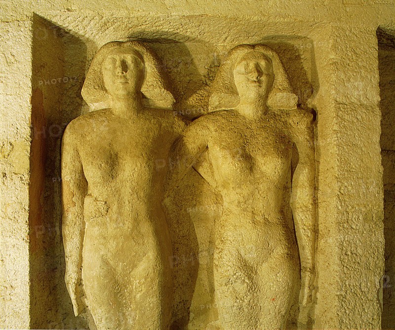 The tomb at Giza of Meresankh, one of the queens of Khephren
