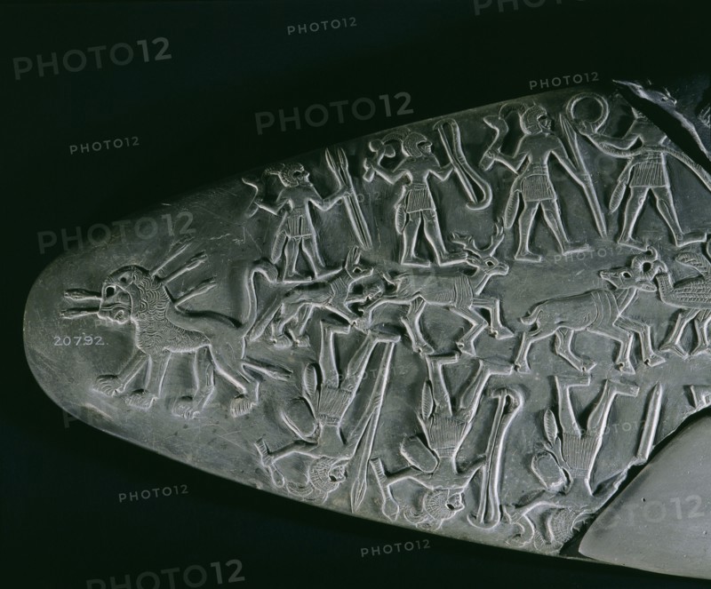 Detail of the lower section of the Hunters Palette