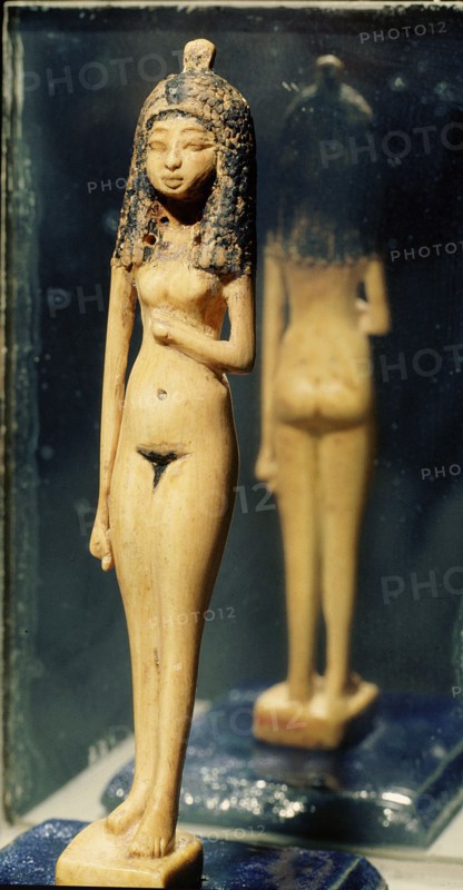 Statuette of a young concubine from the harem of King Amenhotep III