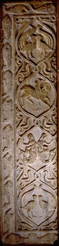 Relief carved with the signs of the zodiac
