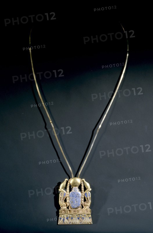 Scarab pectoral from the burial of Shoshenq II