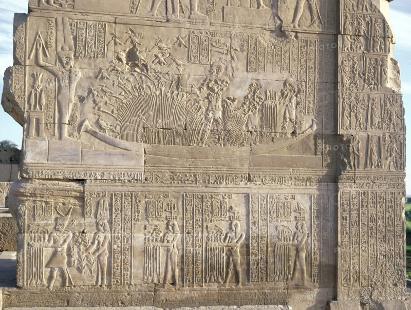 Relief from birth house at Kom Ombo