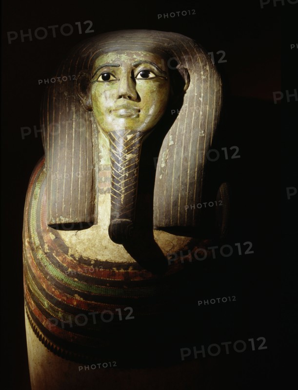 Mummiform coffin of Hor, attributed to a funerary workshop at Heracleopolis Magna in the Fayum